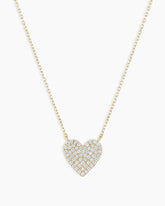 Diamond Pavé Heart Necklace