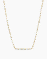 Diamond Bar Necklace