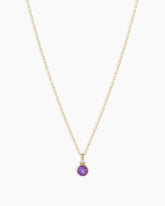 14k Gold Birthstone Necklace