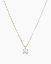 Diamond Solitaire 4 mm Necklace