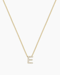 Diamond Alphabet Necklace