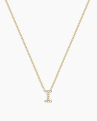 Diamond Alphabet Necklace