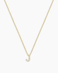 Diamond Alphabet Necklace
