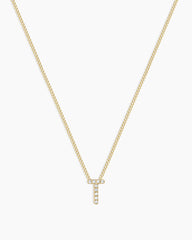 Diamond Alphabet Necklace