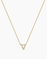 Diamond Alphabet Necklace