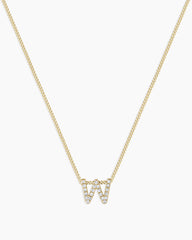 Diamond Alphabet Necklace