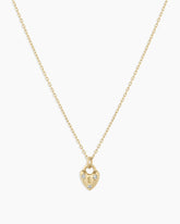 Diamond Bond Lock Necklace