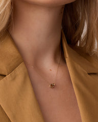 Diamond Bond Interlocking Rose Necklace