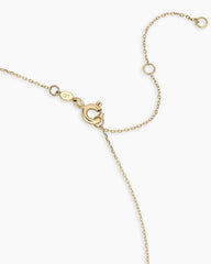 Diamond Bond Interlocking Link Necklace
