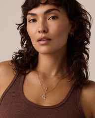 14k Gold Cowboy Boot Charm Necklace