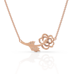 Paradise Flower Diamond Necklace