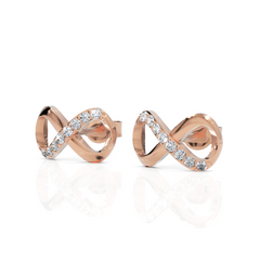 Eternal Infinity Diamond Earrings