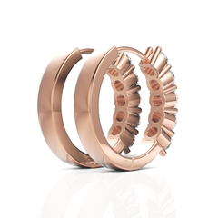 Scarlett Sparkle Diamond Hoop Earrings