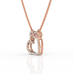 Infinity Love Diamond Pendant