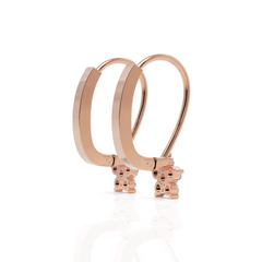 Fern Diamond Dropping Earrings