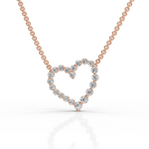 Glimmer Heart Diamond Pendant