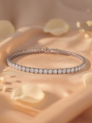 Lab Grown Diamond Gold Tennis Bracelet