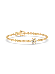 Lab Grown Daisy Flower Diamond Bracelet for Women