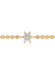 Lab Grown Daisy Flower Diamond Bracelet for Women