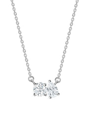 Lab Grown Diamond Toi Et Moi Necklace