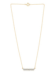 Lab Grown Diamond Baguette Necklace