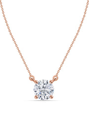 Radiant 1 Carat Lab Grown Diamond Necklace