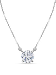 Radiant 1 Carat Lab Grown Diamond Necklace