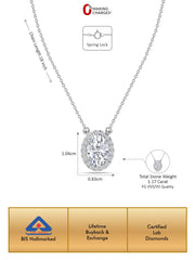 Ornate 1 Carat Halo Gold Necklace