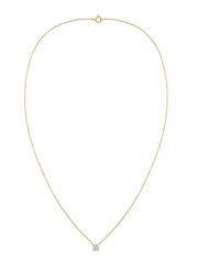 Lab Grown 0.50 Carat Solitaire Diamond Pendant With Chain