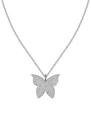 Papillon Lab Grown Diamond Butterfly Pendant With Chain