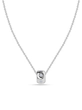 Lab Diamond Minimal Gold Pendant with Chain