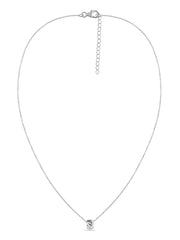 Lab Diamond Minimal Gold Pendant with Chain