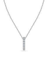 Lab Diamonds Gold Pendant With Chain