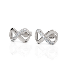 Eternal Infinity Diamond Earrings