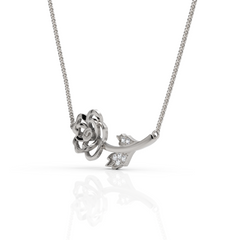 Paradise Flower Diamond Necklace