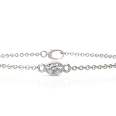Oval Cut Everyday Diamond Bracelet