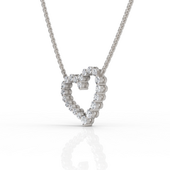 Glimmer Heart Diamond Pendant