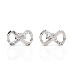Eternal Infinity Diamond Earrings