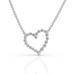 Glimmer Heart Diamond Pendant