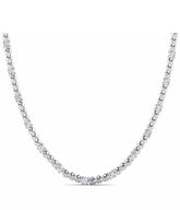voguish Round Cut Diamond Necklace For Men