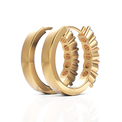 Scarlett Sparkle Diamond Hoop Earrings