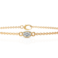 Oval Cut Everyday Diamond Bracelet