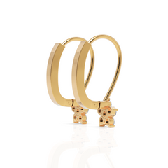 Fern Diamond Dropping Earrings