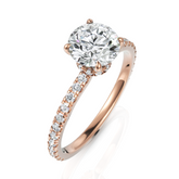 Imperious Round Cut Solitaire Diamond Ring (1.00 CT. Carat)