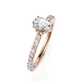 Classic Pear Solitaire Diamond Ring (0.50 CT. Pear)