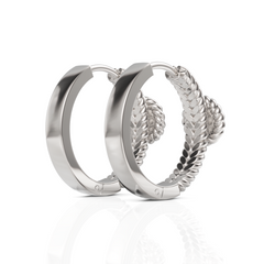 wonderous Single Diamond Hoops