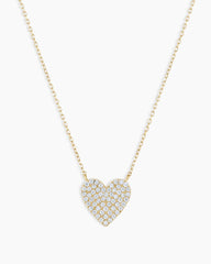 Diamond Pavé Heart Necklace