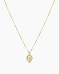 Diamond Bond Lock Necklace