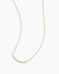 Diamond Taner Bar Mini Necklace
