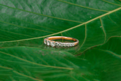 Classic Diamond Band Ring with Prong-Set Brilliance
